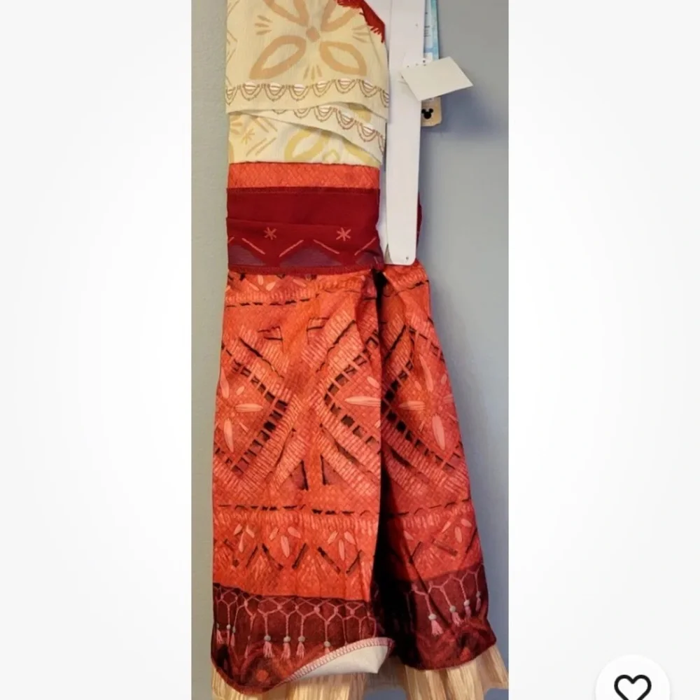 Disney Moana ll Dress Up Costume Size Small 6/6X Girls Child Kids Youth Disguise